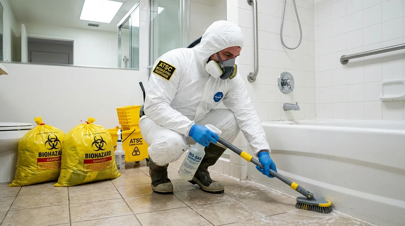 Decontamination equipment deployed for Blood Cleanup in Central Falls